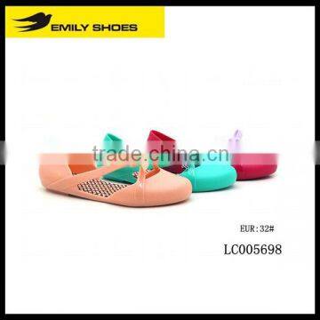 lastest style fashion fancy girls pvc sandals