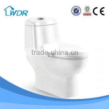 Bathroom ceramic siphonic one piece toilet bowl W9050