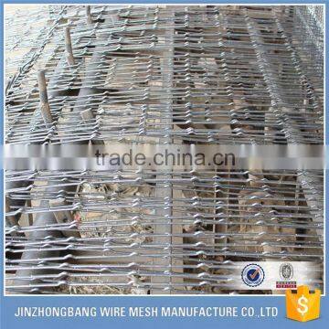 durable square electro crimped wire mesh screen