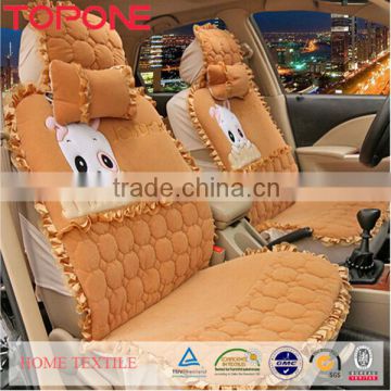 Comfortable soft winter warm car seats cartoon covers