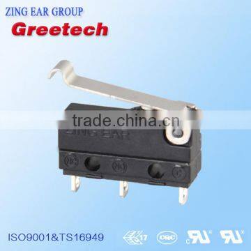 Types of Sealed Subminiature Electric Snap Action Micro Switches With Lever photo-3