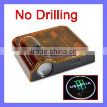 50LM No Damage To Car 200 Replaceable Logo Mini LED Car Logo Light