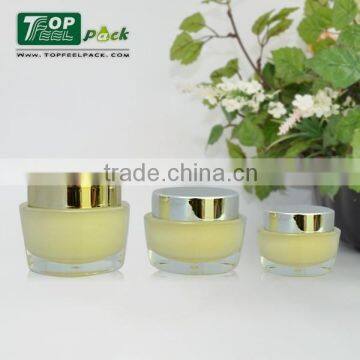 15g 30g 50g Double Wall Plastic Cream Jar with Screw Lid/Cap