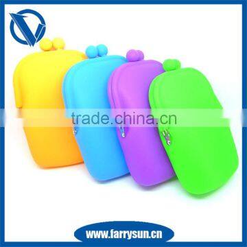 Cheap Price Mini Silicone Rubber Change Purse Colorful Kids Change Purse photo-2