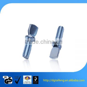 Metal machine thread pins with washer