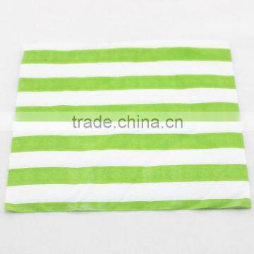 Enviromental High Quality Striped Tissue Paper Napkins for Party Favor