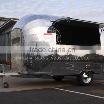 SLUNG SL-6S Mobile Food Trucks Catering Trailer Stainless Steel Food Truck Mechanical Brake Configuration photo-5