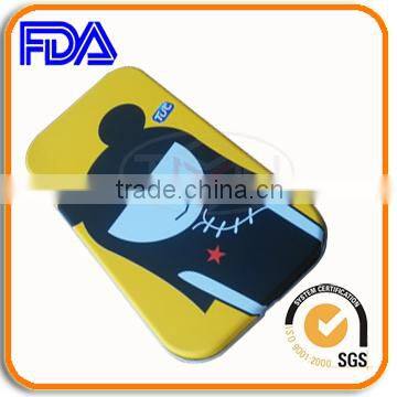 OEM mini metal tin box with hinge