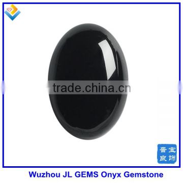 wholesale oval shape black natural agate