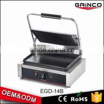 Luxury electric1plate CE restaurant small sandwich grilling equipment for sale