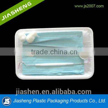 china suppliers OEM no-harm and nontoxic White Medical Plastic Tray for Medical instruments