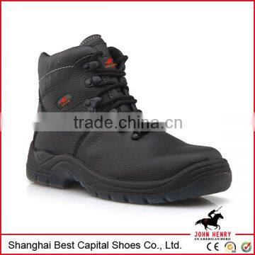 Oil water resistant S1P Working industrial safety boots/leather safety shoes/safety shoes price