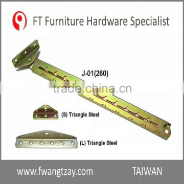 Taiwan Hardware	11 Position Industrial Furniture Adjustable Angle Extension Door Desk Table Bed Sofa Metal Ratchet Angle Hinge