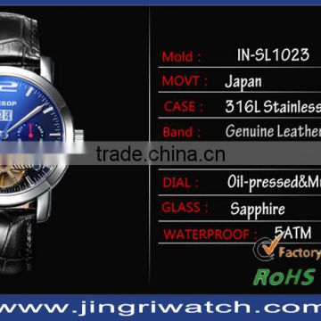 Top brand 5atm waterproof factory custom fashion japanese watch brands