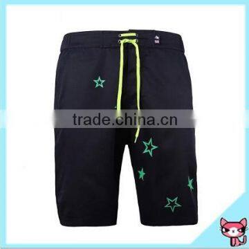 Hot sale black custom board shorts