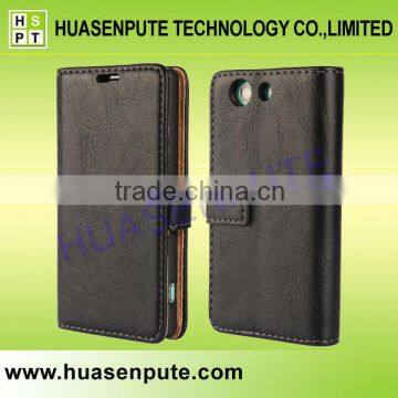 2015 Stylish High Quality Retro Book Style Leather Case for Sony Xperia Z3 Mini photo-2