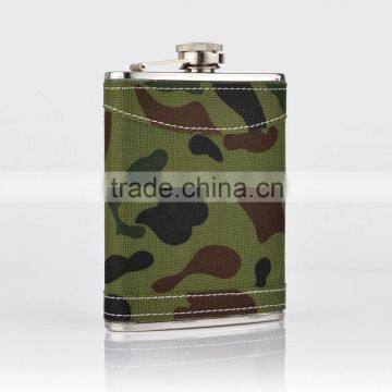 7oz stainless steel hip flask leather Hip Flask wedding gifts men with gift boxes wholesale