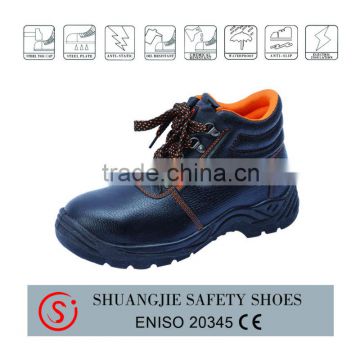 Factory price lace up anti-static oil resistant safety boot with steel toe