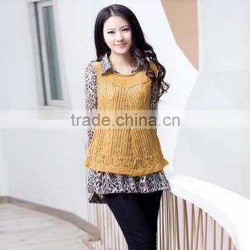 Ladies handmade knitted vest