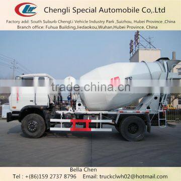 4*2, DONGFENG 6 cubic meters concrete pump mixer truck