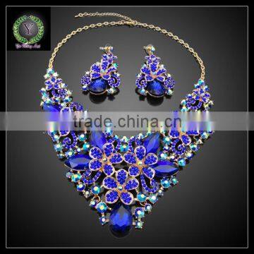 2016 New Arrival African Gold Plated Jewelry set which for Wedding jewelry set Match Clothes KHK873