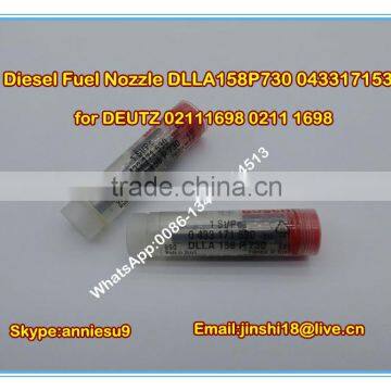 Diesel Fuel Nozzle DLLA158P730 0433171530 for DEUTZ 02111698 0211 1698