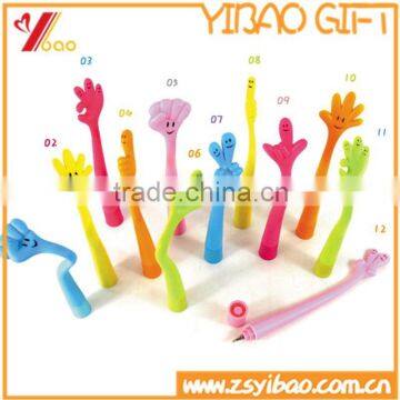 2015 Hot sale student rubber Silicone finger Pens&silicone all kinds pens