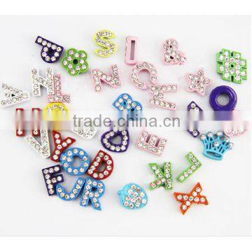 A-Z Crystal Funny Alphabet Letter slider charms