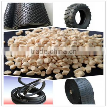 Rubber processing accelerator/promoter rubber masterbatch