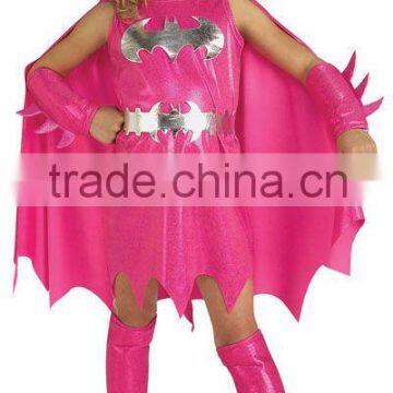 2014 Hot sales kids supergirl costume heros costume C220