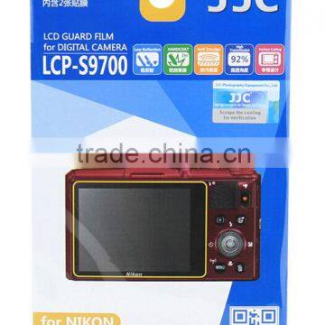 LCD Screen Protector JJC LCP-S9700 PET Guard Film Ptotector For Camera Screen protector For NIKON COOLPIX S9700