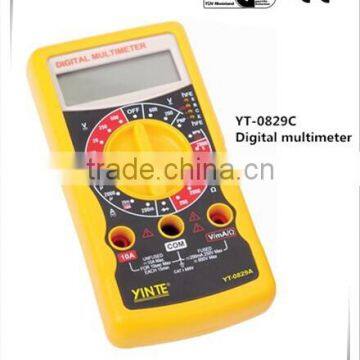 ABS Yellow and black Digital multimeter with CE Certification