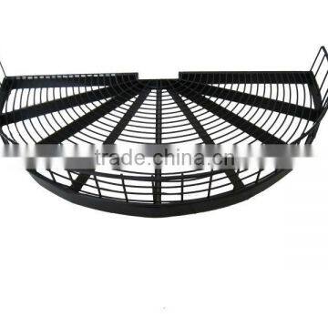 Semicircular wire layer rack