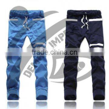 sky blue and navy blue fless Trouser