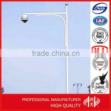 Traffic and Telescopic cctv Camera Mast Steel Pole Post