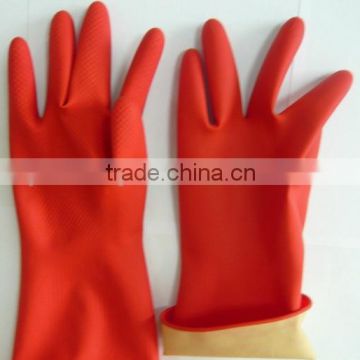 Household Gloves red color longer welding gloves