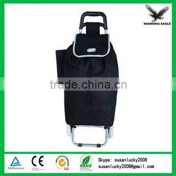 Black Shopping Trolley Bag with Wheels (directly from factory)