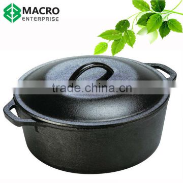 Season cast iron dutch oven/cookware