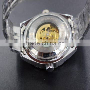 Antique Men's Watch Luury Famous Brand Jaragar Automatic Skeleton Wrist Watch Golden Male Stainless Steel Montre Homme photo-5