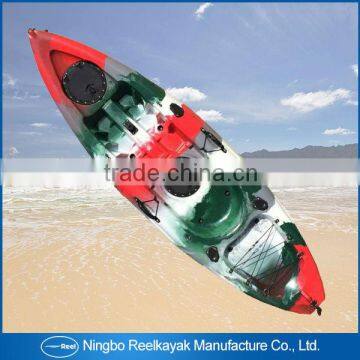 new design Good performance plastic canoe kayak fishing single