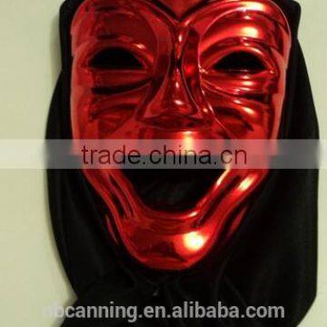 plastic red ghost rider full face mask