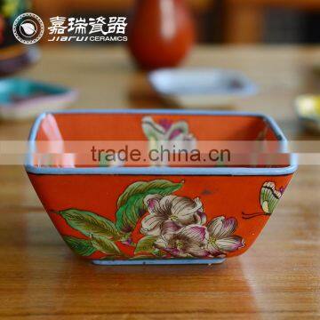 wholesale Chinese Hand Painted Ceramic salad Bowl