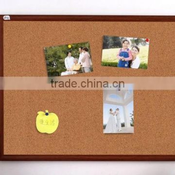 Lanxi xindi Annatto color border cork board kindergarten pin board