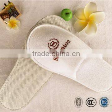 Logo customized hotel senior velour cheap hotel slippers,hotel disposable slippers,hotel bathroom slippers