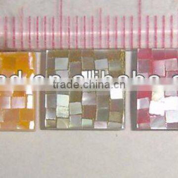 Wholesale high quality dye shell MOP mosaic square