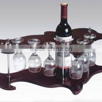 wooden wine rack/set