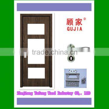 plain glass door