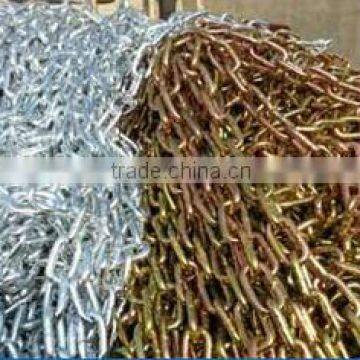 Electric galvanized steel short link fishing chain