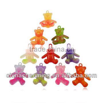 mixed color acrylic bear shape pendant bulk buy from china