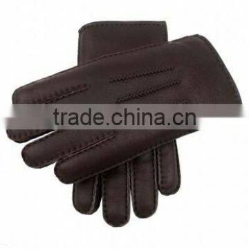 Men's Sheepskin Gloves with Leather Finish AP-8029